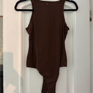 Elegant Brown Bodysuit